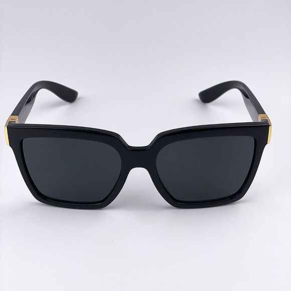 D&G DG6165  501/87 Sunglasses Black Gray Square Women main image 10